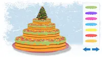 Yummy Merry Christmas Party Cake - Girls Games Screen Shot 2