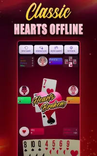 Hearts Offline - Single Player Screen Shot 0