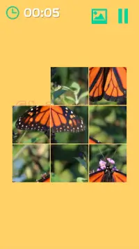 Sliding Picture Puzzles Butterflies Screen Shot 3
