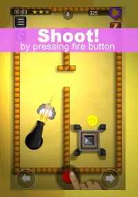 Bounce n Bang : Physics puzzles - Bounce off game Screen Shot 1