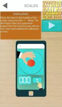Balances de cuisine Simulateur Screen Shot 3
