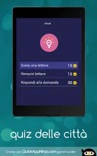 Quiz delle città 2020 Screen Shot 12