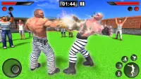 Grand Prison Ring Battle - Karate Fighting Games Screen Shot 1