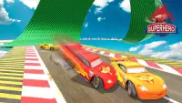 Splashy Superhero Vertigo Racing : Lightning Car Screen Shot 0