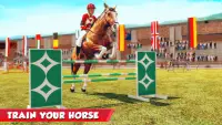 лошади игры лошадей Riding 3D Screen Shot 0