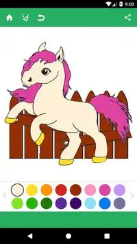 Horse Coloring Pages Screen Shot 6