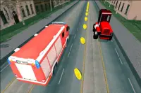 camion route course voiture Screen Shot 0