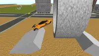 трюком вагон 3D гоночный Screen Shot 8