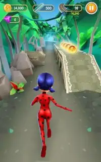 Subway Miraculous Ladybug and Cat Noir Runner Screen Shot 0