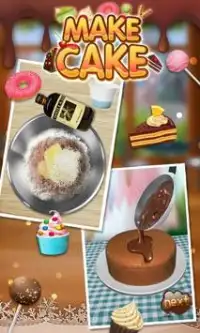 케이크 메이커 스토리 - 캔디 케이크 요리 게임 Screen Shot 2