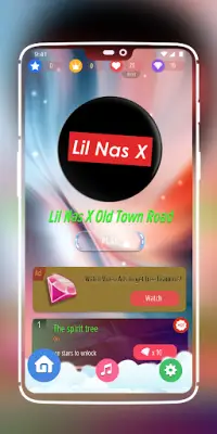 Lilnas x Old Town Road songs in Piano Tiles Screen Shot 0