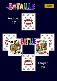 Bataille : jeu de cartes simple Screen Shot 8