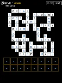 Codeword Unlimited Puzzle Screen Shot 7