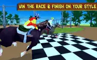 corrida cavalo campeonato 3D Screen Shot 0