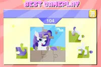 Rainbow Pony Unicorn Puzzles Games For Kids Screen Shot 2