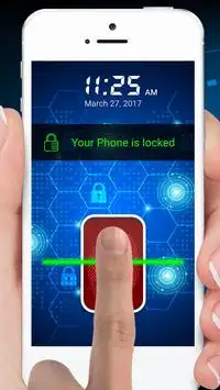 Fingerprint Lock screen Prank Screen Shot 1