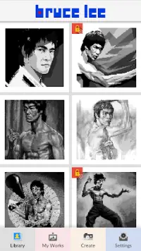 Bruce Lee - Pixel Art Screen Shot 4