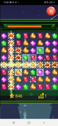 Jewel Crush Mega Match 3 Gems and fun 💎 Screen Shot 1