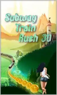 Subway Train Rush 3D Screen Shot 2