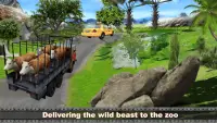 Animal de granja transportador Truck Simulator 17 Screen Shot 3