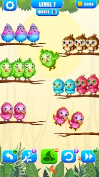 Color Bird Sort - Puzzle Games Screen Shot 1