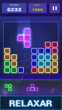 Glow Puzzle Blocos - jogo queb Screen Shot 0
