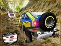 4x4 Jeep Rally driver Sim 3D Screen Shot 8