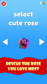 Cute Roses Rescue fast tap tap flappy fall games Screen Shot 1
