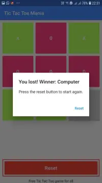 Tic Tac Toe Mania Screen Shot 1