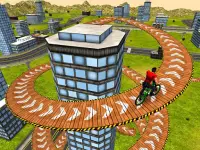 Rooftop Bicycle Stunt Rider 3D Screen Shot 8