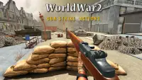 विश्व युद्ध शूटिंग खेल: ww2 युद्ध के बंदूक खेल Screen Shot 3