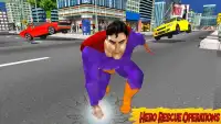 Flying Superhero: Street Fight 3D Screen Shot 3