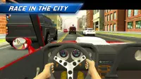 Racing in City Screen Shot 0