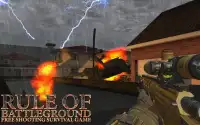 Regras de Battleground: Tiro Livre Survival Jogo Screen Shot 14