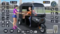 Indian Rickshaw Driving Games Screen Shot 0