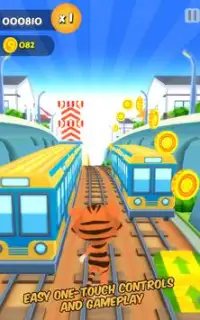 Subway Cat Run Surf - Dash Screen Shot 3