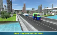 Tuk Tuk Auto Rickshaw Mengemud Screen Shot 7
