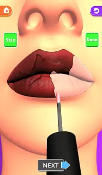 Labbra fatte! Soddisfacente gioco 3D ASMR Lip Art Screen Shot 19