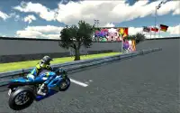 Sepeda motor balap simulator Screen Shot 0