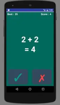 Math Test Screen Shot 1