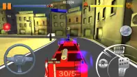 Fire Truck Driving 3D Simulation Screen Shot 1