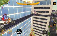 Bike Stunt: Extreme Roof Drive Screen Shot 9