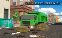 Sweeper Truck: City Roads Screen Shot 9