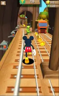 subway mickey endless eunner mouse 3D adventure Screen Shot 0