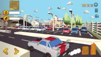 Monster Smashy Cars-Blocky City Driving Adventures Screen Shot 5