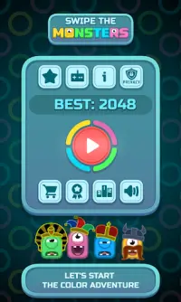 Swipe The Monsters - Idle Match 2 Color Puzzle Screen Shot 8