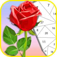 Flower Polygon Puzzle By Number