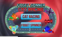 Fidget Spinner Cat Racing Screen Shot 0
