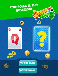 Higher or Lower Card Game Guess Casual Screen Shot 4