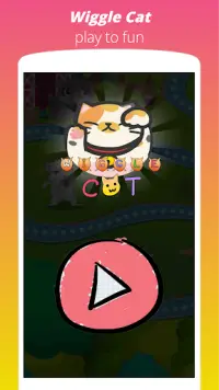 Wiggle Cat -  Free Connect Match 3 Game Screen Shot 2